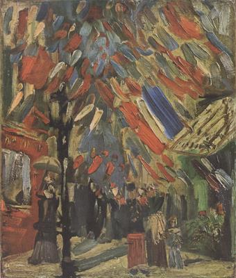 Vincent Van Gogh The Fourteenth of July Celebration in Paris (nn04) oil painting picture